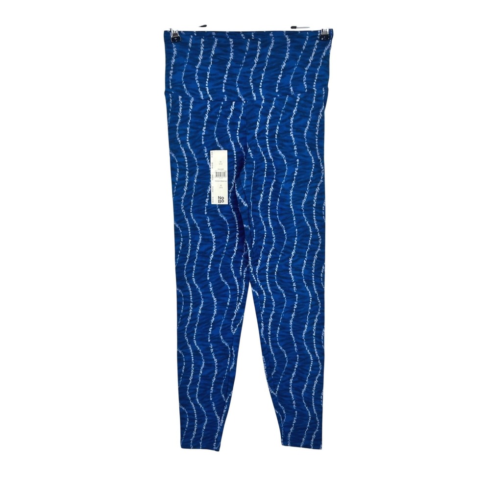 Navy Tie Dye Ankle Legging Women XS High Rise Stretch No Boundaries NEW